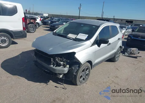 2019 Ford Ecosport S из США, поврежденный, VIN MAJ3S2FE5KC272489